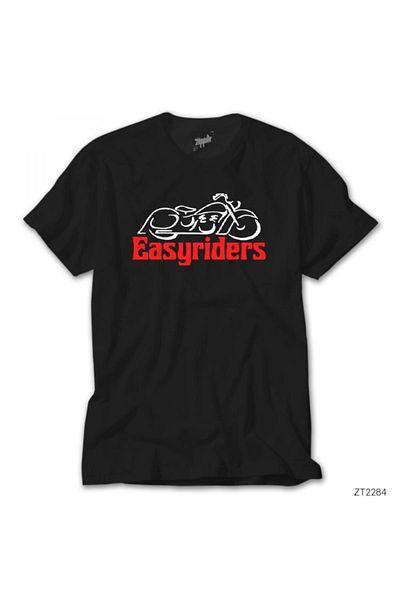 Z zepplin Μαύρο T-Shirt Easy Riders