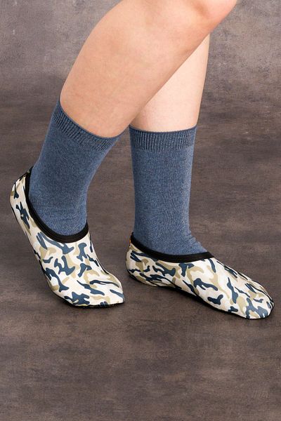 Savana Unisex Παιδικά Μπεζ μποτάκια για το σπίτι