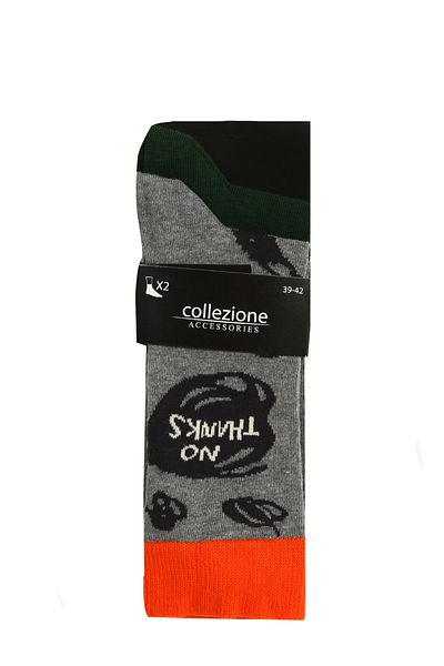 Collezione Men's Mix Socks Greta 2 Piece Socket UCE390598A100