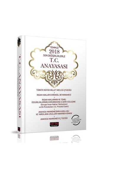 Savaş Yayınları 2021 Son Değişikliklerle T.c. Anayasası