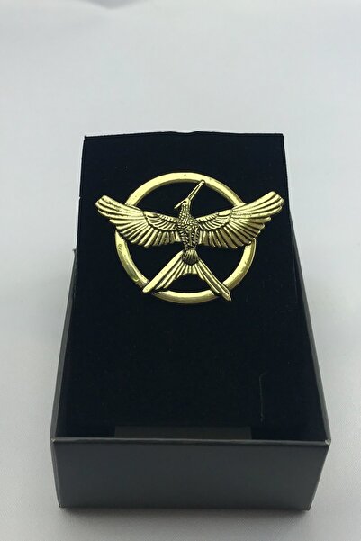 Zaim Aksesuar Bronz Anka Kuşu Broş 305