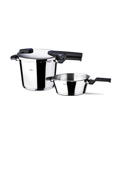 Fissler Vitaquick 8 + 4 Lt. 3 Piece Pressure Cooker Set