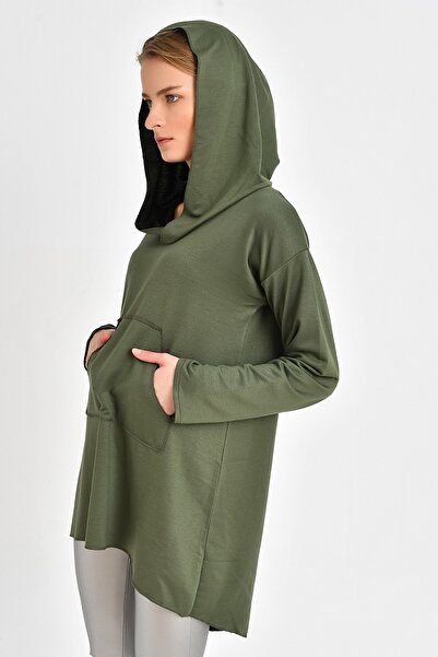 Quincey Φούτερ με κουκούλα Πράσινο BDM2499