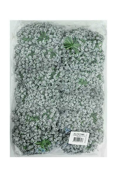 ELITETIME Cipso Τεχνητό Λουλούδι Ασημί (3,5 cm* 3,5 cm) (144 Τεμάχια) – Διακόσμηση τεχνητών λουλουδιών, Στολίδι γραφείου, Φόντο