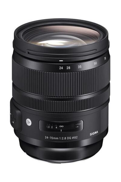 Sigma 24-70mm F2,8 DG OS HSM ART Lens (Canon) Siyah