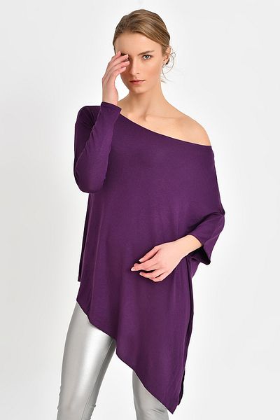 Quincey Tunică tricotaj casual mov - BDM2506