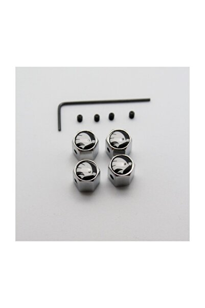 Ripido Skoda Sibop Kapağı Alyanlı Model Gümüş Renk Çalınmaya Karşı Güvenli