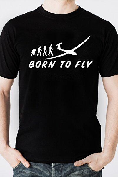 SCUBAPROMO Born The Fly Evolution crna muška majica
