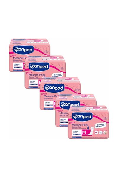 Canped Bladder Pad Ultra Medium Size M 60 Pieces Economic Package 5x12 Pieces