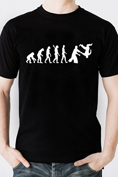 SCUBAPROMO Ανδρικό μπλουζάκι Aikido Evolution Black