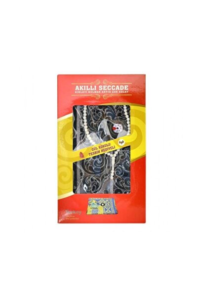 RoseRoi 10 Adet Mevlüt Hediyesi Akıllı Pusulalı Seccade+tesbih Hediyelik Kutusunda