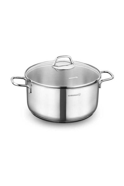 KORKMAZ Kor A1571 Perla Deep Steel Pot 26 Cm Fma99978
