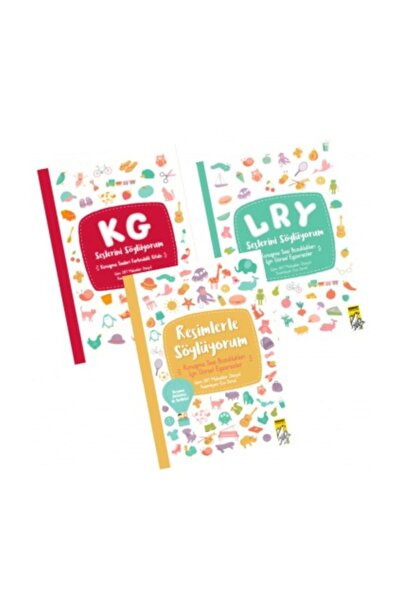 Mirket Çocuk Konuşma Sesleri Serisi 3 Kitap -( K G , L R Y Seslerini Söylüyor...