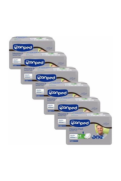 Canped Bladder Pad Men's Size M 72 Pieces Economic Package 6x12 Pieces