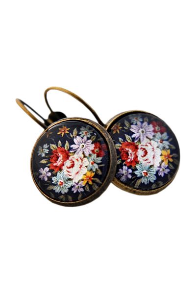 LADYMİRAGE Bouquet Vintage Style Earrings