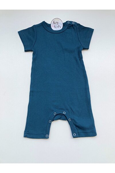 KEY KIDS Corded Romper Jumpsuit Petrol 6-9 Months