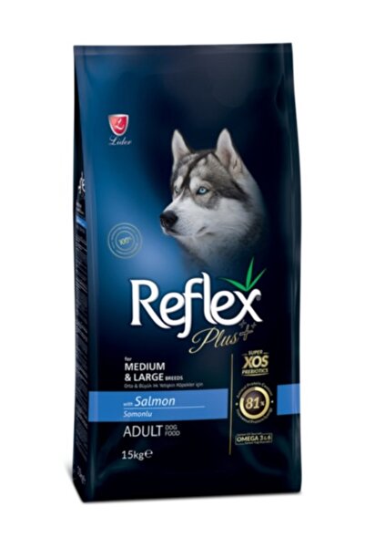 Reflex Plus Medium & Large Breed Adult Somonlu Köpek Maması 3kg