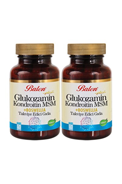Balen جلوكوزامين كوندرويتين إم إس إم بوسويليا 120 قرص 1200 مجم × 2 قطعة