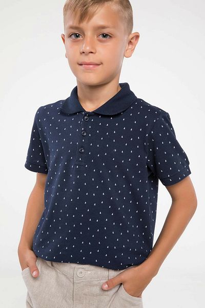 DeFacto Navy Blue Boy's Polo T-shirt J0852A6.18AU.NV64