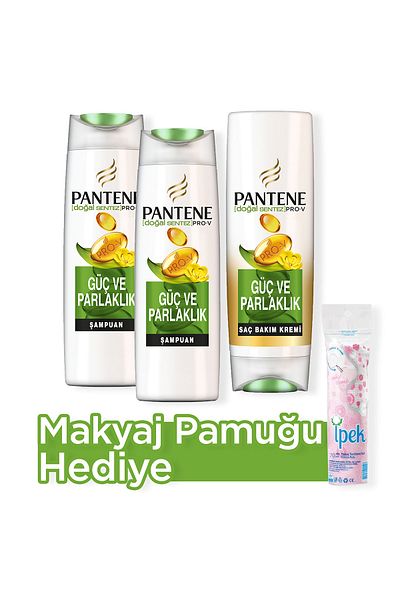 Pantene 500 ml Repairing and Protective Shampoo + 470 ml Conditioner + 4-Piece Shaving Blade Set