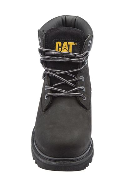 Caterpillar Colorado Ανδρικές Δερμάτινες Μπότες Casual Μαύρες