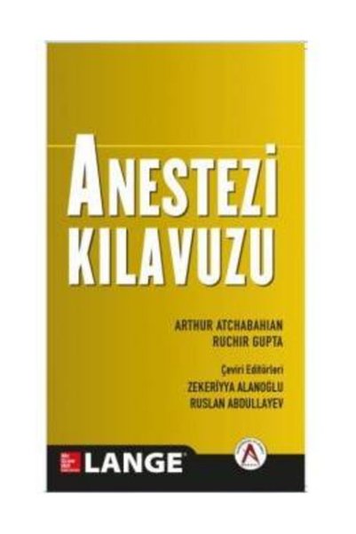 Dünya Tıp Kitabevi Anestezi Kılavuzu