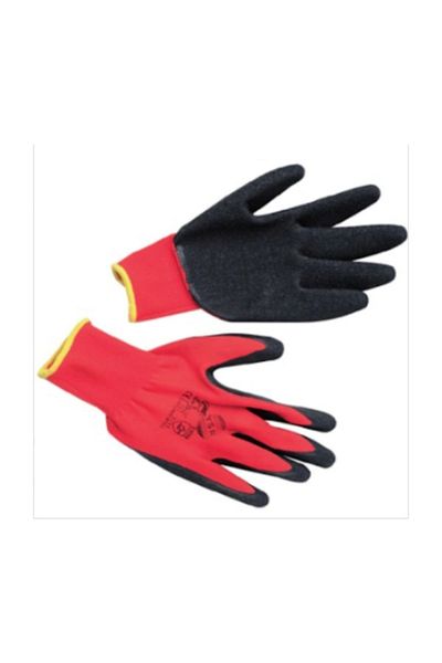 Muhtelif Gloves Red Black Latex Ysr 10 No: 2 Pairs