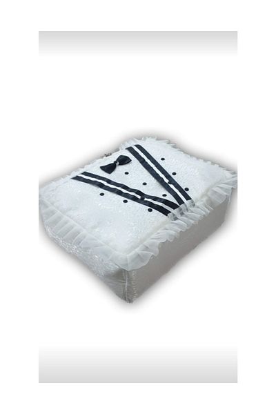 Pınar Fancy Sponge Groom Motif Dowry Bag 35x45x20