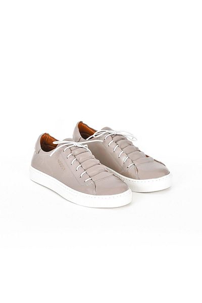 NOOSY Γυναικείο Sneaker από γνήσιο δέρμα μπεζ