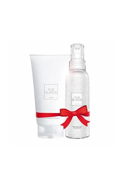 AVON Purblanca 100 ml Vücut Spreyi+ Purblanca Vücut Losyonu