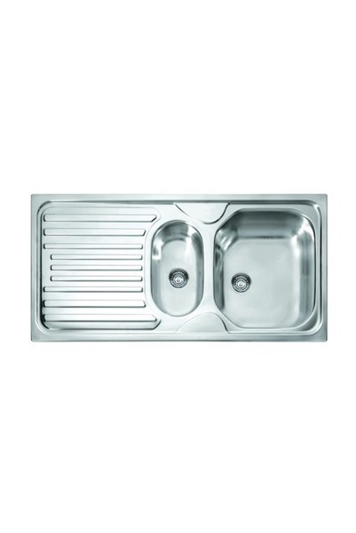 Dominox Ankastre Çelik Evye Argo L B51 Sol Dekorlu