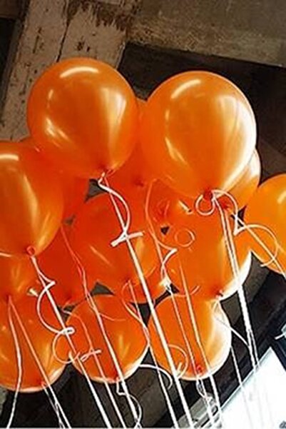 Parti dolabı 50 قطعة بالون برتقالي بيرليسسينت معدني مقاس 12 بوصة