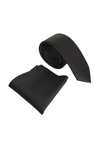 Tezgah İstanbul Black Tie Handkerchief Set