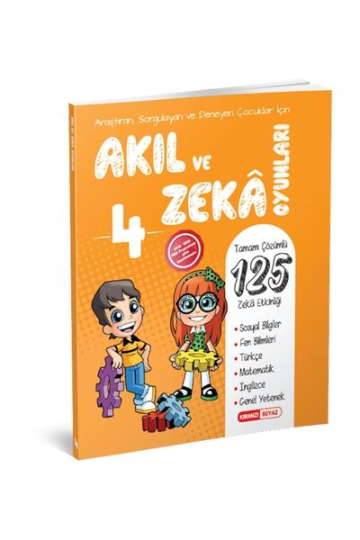 Kırmızı Beyaz Yayınları 4. Sınıf Akıl ve Zeka Oyunları / Kolektif / Kırmızı B...