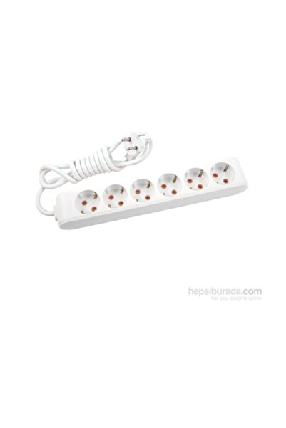 HIRDAVATÇIM06 Viko Multi-led 6'lı Priz Top. Kablolu Ç. K. 2mt
