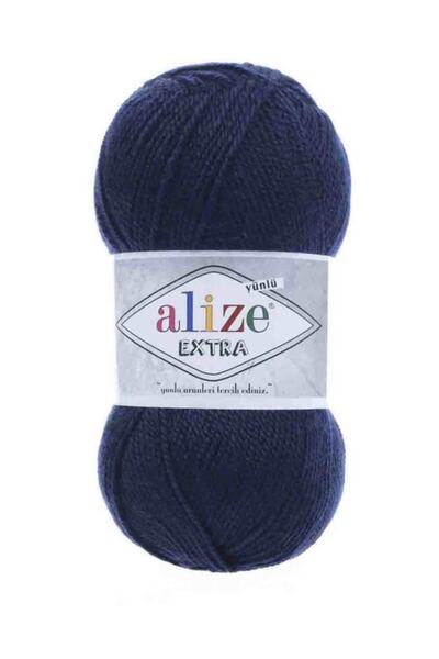 Alize حبل محبوك باللون الأزرق الداكن - يد إضافية 058
