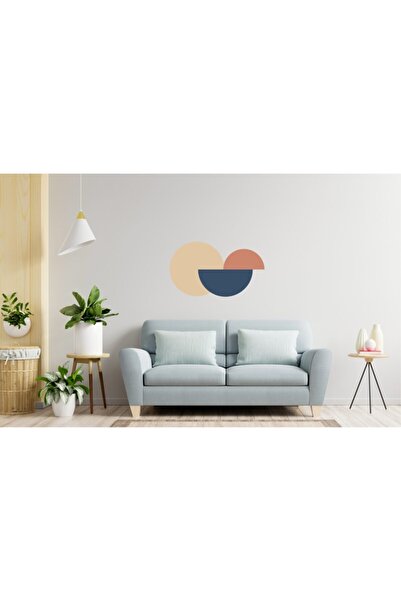 NEVİMDF Αυτοκόλλητο τοίχου με μοτίβα κύκλου Αυτοκόλλητο Boho