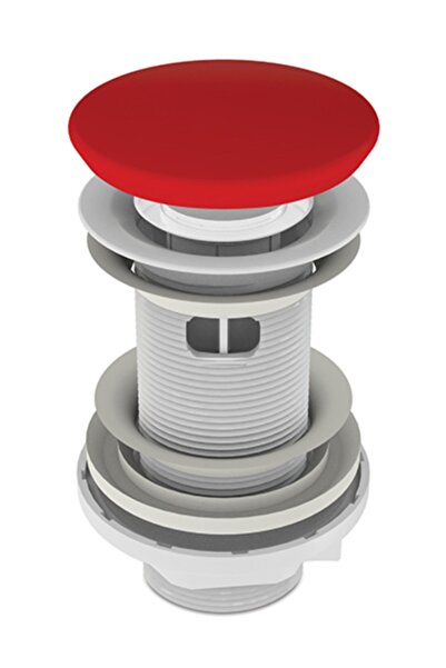 İZYAPI İz Yapı Taşmasız Aç Kapa Körüklü Lavabo Sifonu Seramik MAT Beyaz