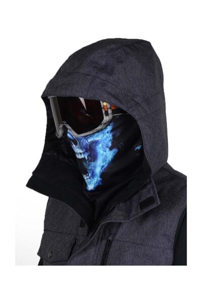 Tıklaalbeni Mavi Kurukafa Kayak Maskesi 2029