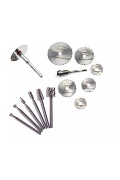 Depolife 14lü Dremel Proxxon Cihazlar Için Kesici Ahşap Oyma Mini Kesici Hobi...