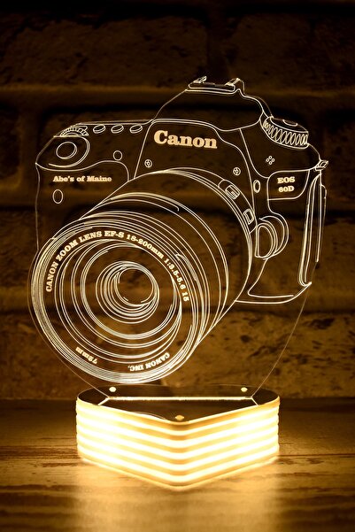 Hediye Kovanı مصباح LED ثلاثي الأبعاد مع صورة الكاميرا