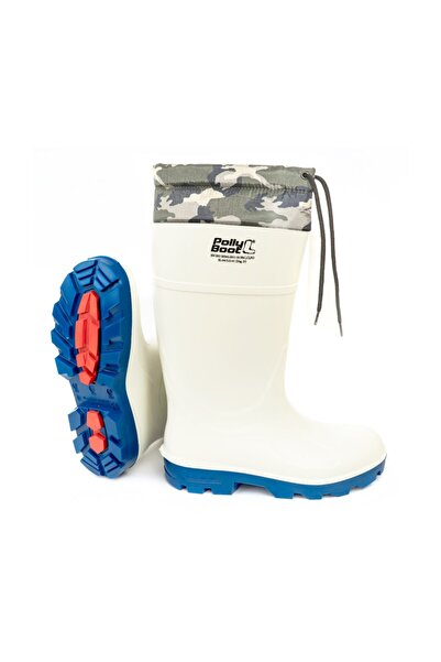 Polly Boot Alfa Beyaz S4 (çelik Burun) Boğazlı