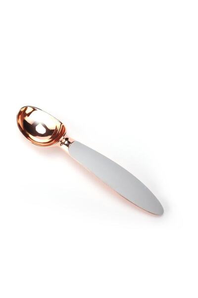 Penguen Luxury Copper Ice Cream Spoon with Silicone Handle Png-1782