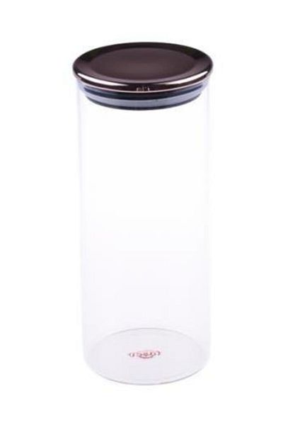 Bambum Bamboo Dikelta Glass Storage Container 20 Cm