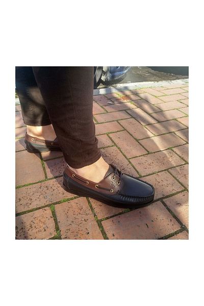 İmerShoes Pantofi pentru bărbați din piele naturală negri