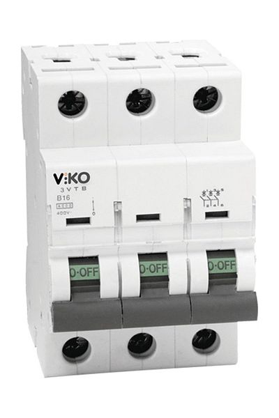 VİKO 3x16a B Series 3ka Automatic Fuse 3vtb-3b16