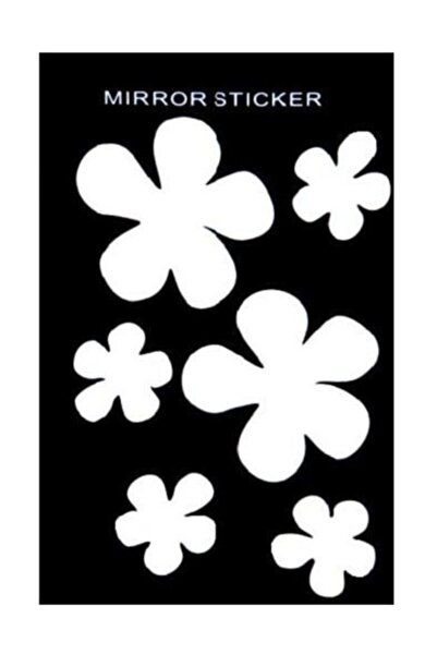 UYDU Dekoratif Kırılmaz Ayna Sticker (çiçekler)