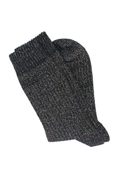 A CLASSE Multi Glitter Boot Type Women's Socks