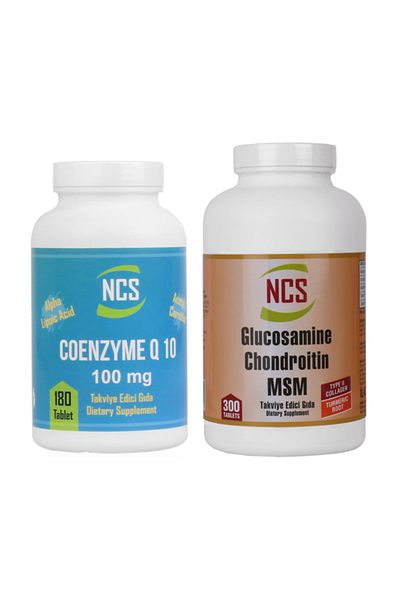 NCS Glucosamine Chondroitin Msm 300 Tablet Coenzyme Q-10 100 Mg 180 Tablets