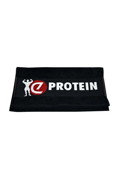 Eprotein Athlete Training Towel 100% Cotton Black-red